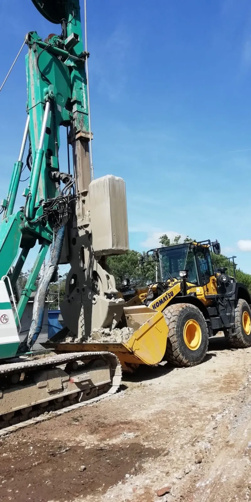 Diaframma perimetrale della ex discarica di Vallin dell’Aquila, Livorno, documentazione di cantiere 3