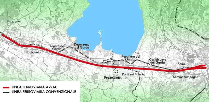 Risanamento ambientale tracciato linea AV Brescia-Verona