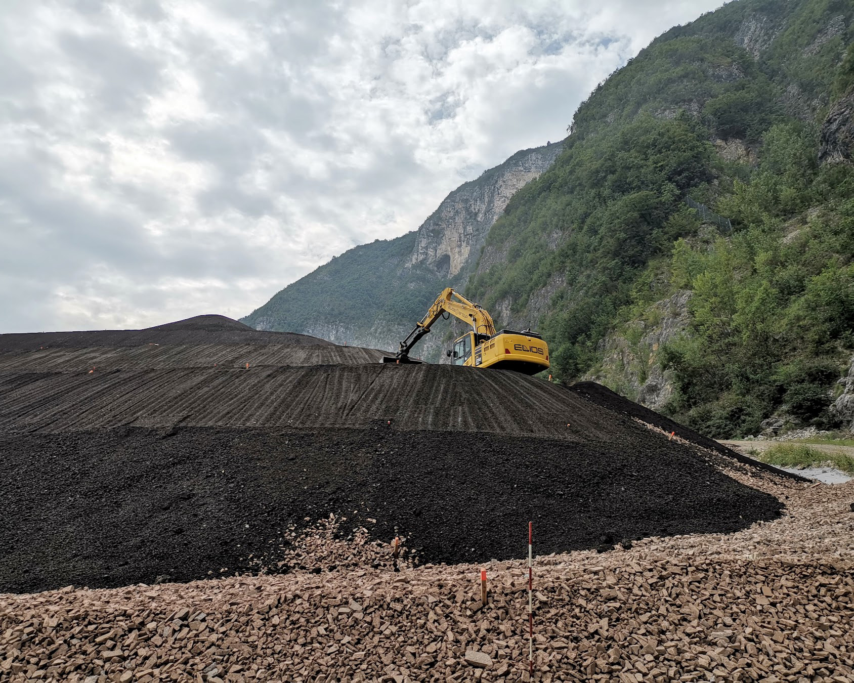 Messa in sicurezza permanente della discarica di Trento, documentazione di cantiere 4