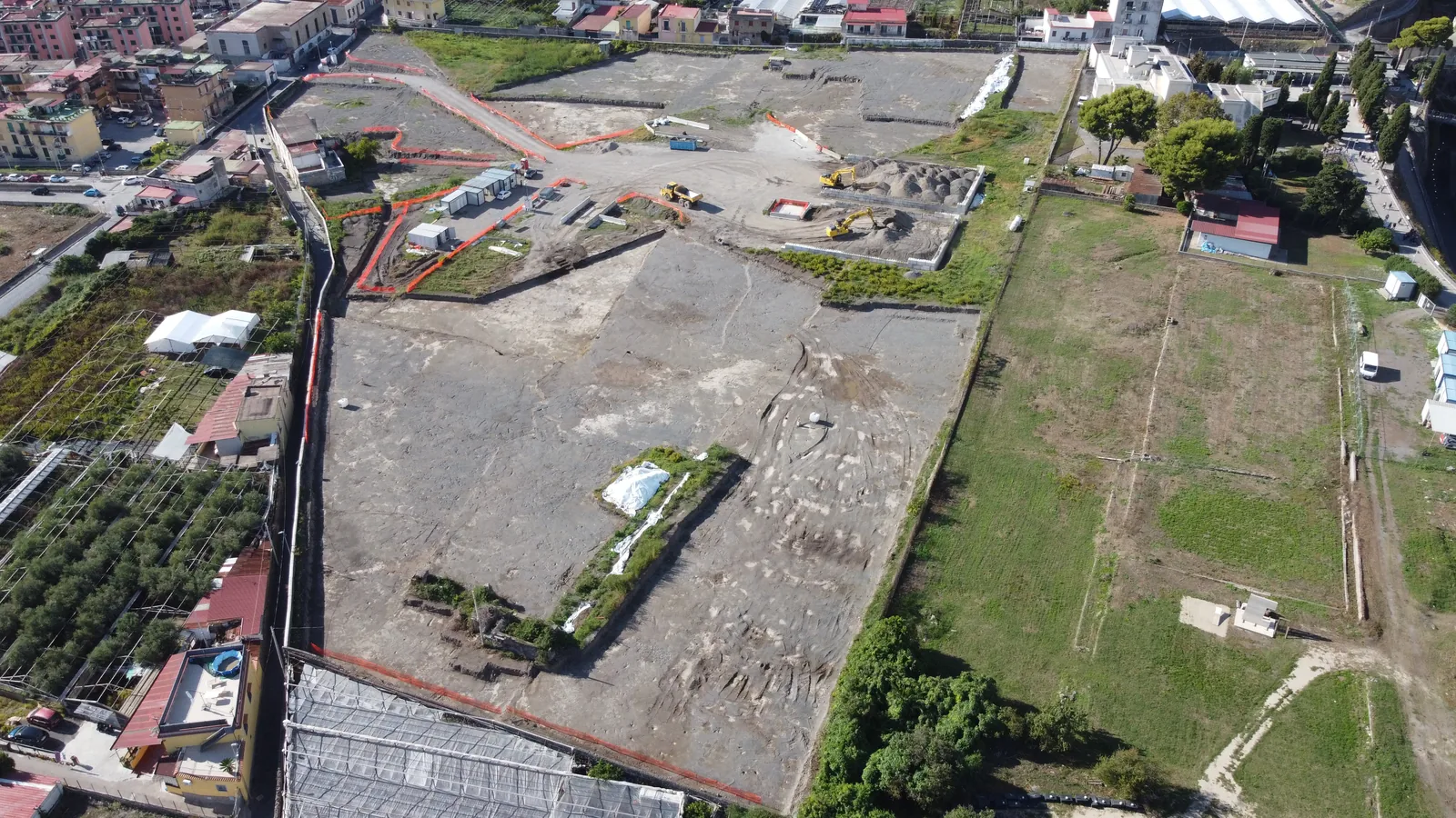 Bonifica nel Parco Archeologico di Ercolano, sito UNESCO, documentazione di cantiere 1