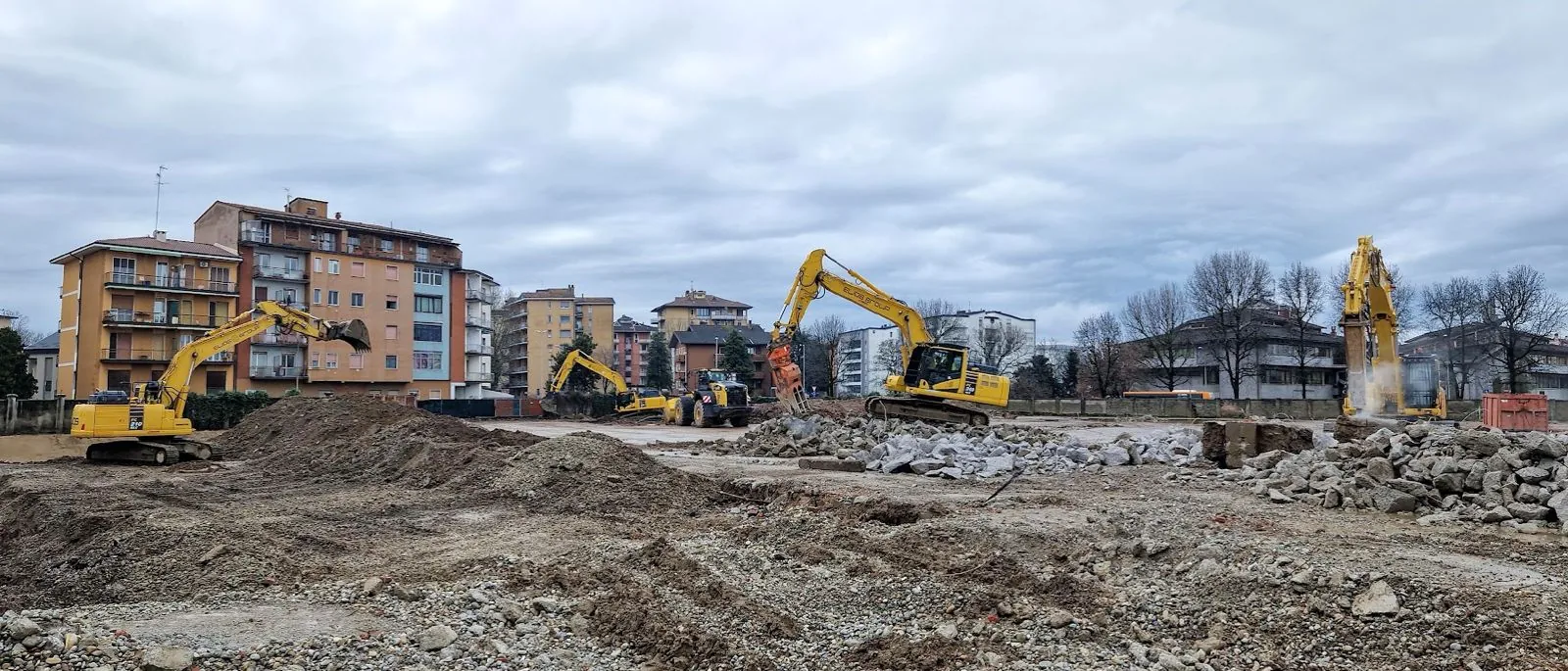 Bonifica e demolizione delle opere interrate nell’area Ex ABB a Lodi, documentazione di cantiere 2