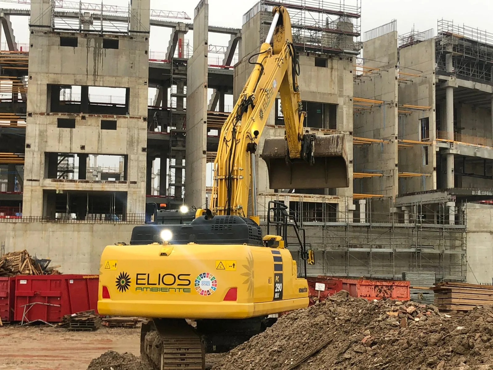 Gestione ambientale del cantiere PalaItalia, Milano Santa Giulia, documentazione di cantiere 3