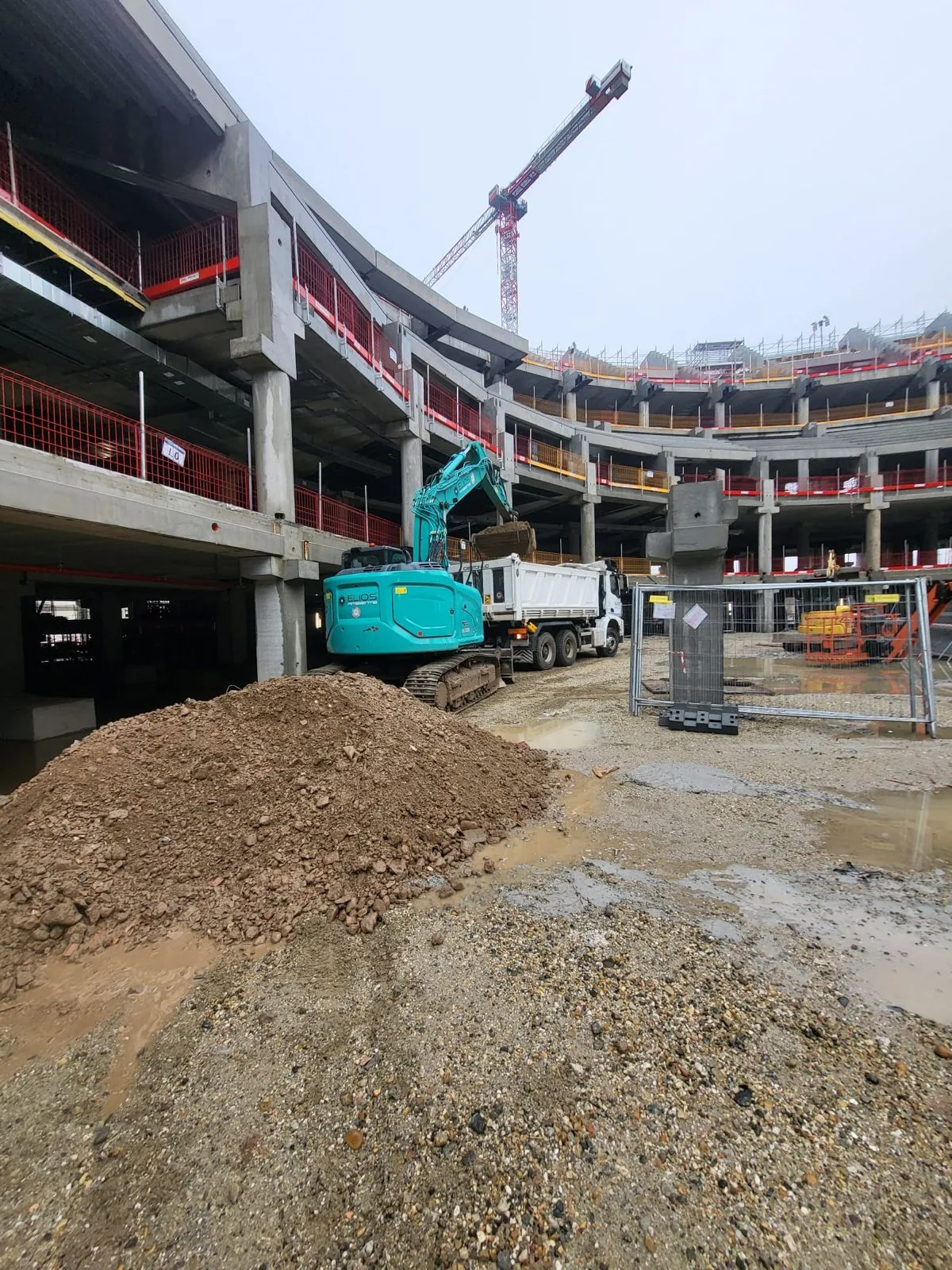 Gestione ambientale del cantiere PalaItalia, Milano Santa Giulia, documentazione di cantiere 6