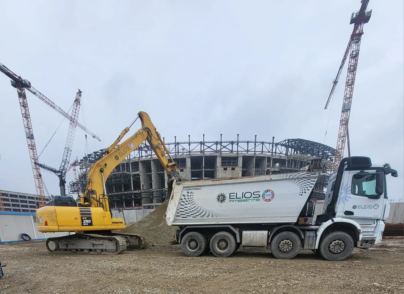 Gestione ambientale del cantiere PalaItalia, Milano Santa Giulia, documentazione di cantiere 7