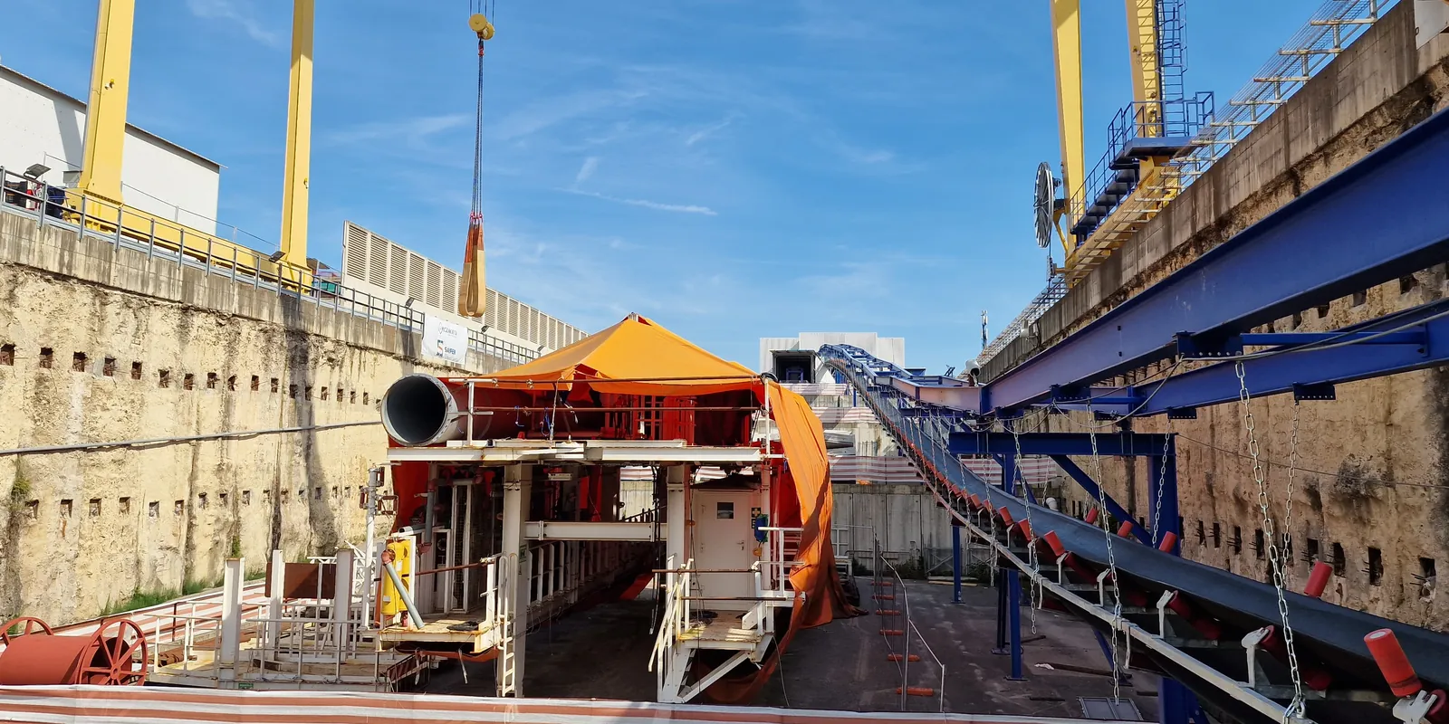Passante AV di Firenze: gestione intermodale degli smarini di scavo, documentazione di cantiere 1