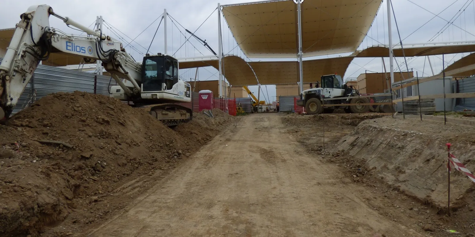 Realizzazione delle piastre espositive dei paesi espositori, EXPO 2015, documentazione di cantiere 1