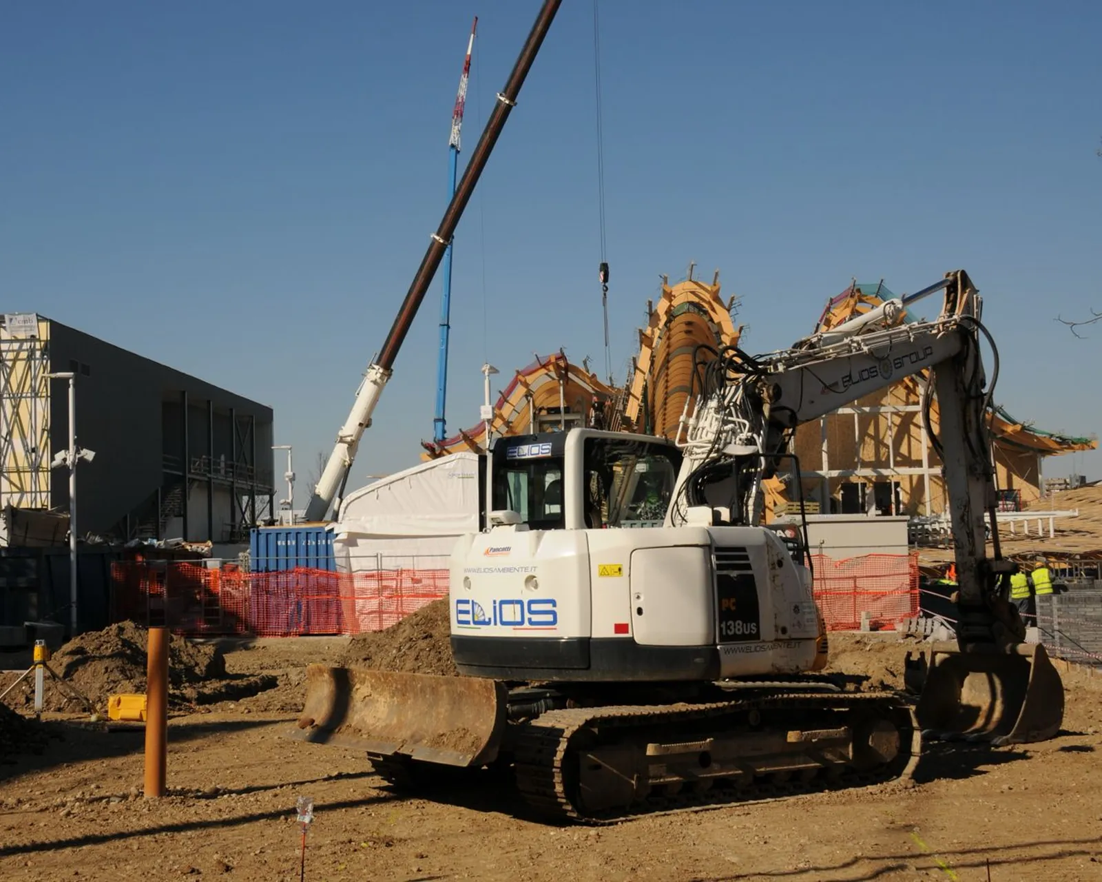 Realizzazione delle piastre espositive dei paesi espositori, EXPO 2015, documentazione di cantiere 3