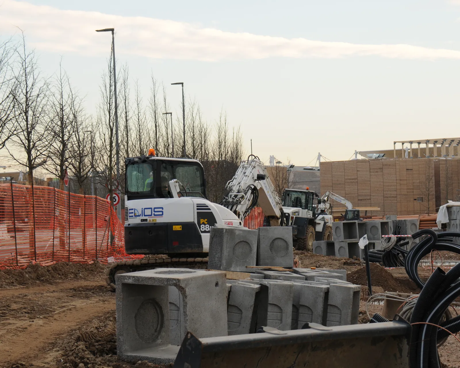 Realizzazione delle piastre espositive dei paesi espositori, EXPO 2015, documentazione di cantiere 4