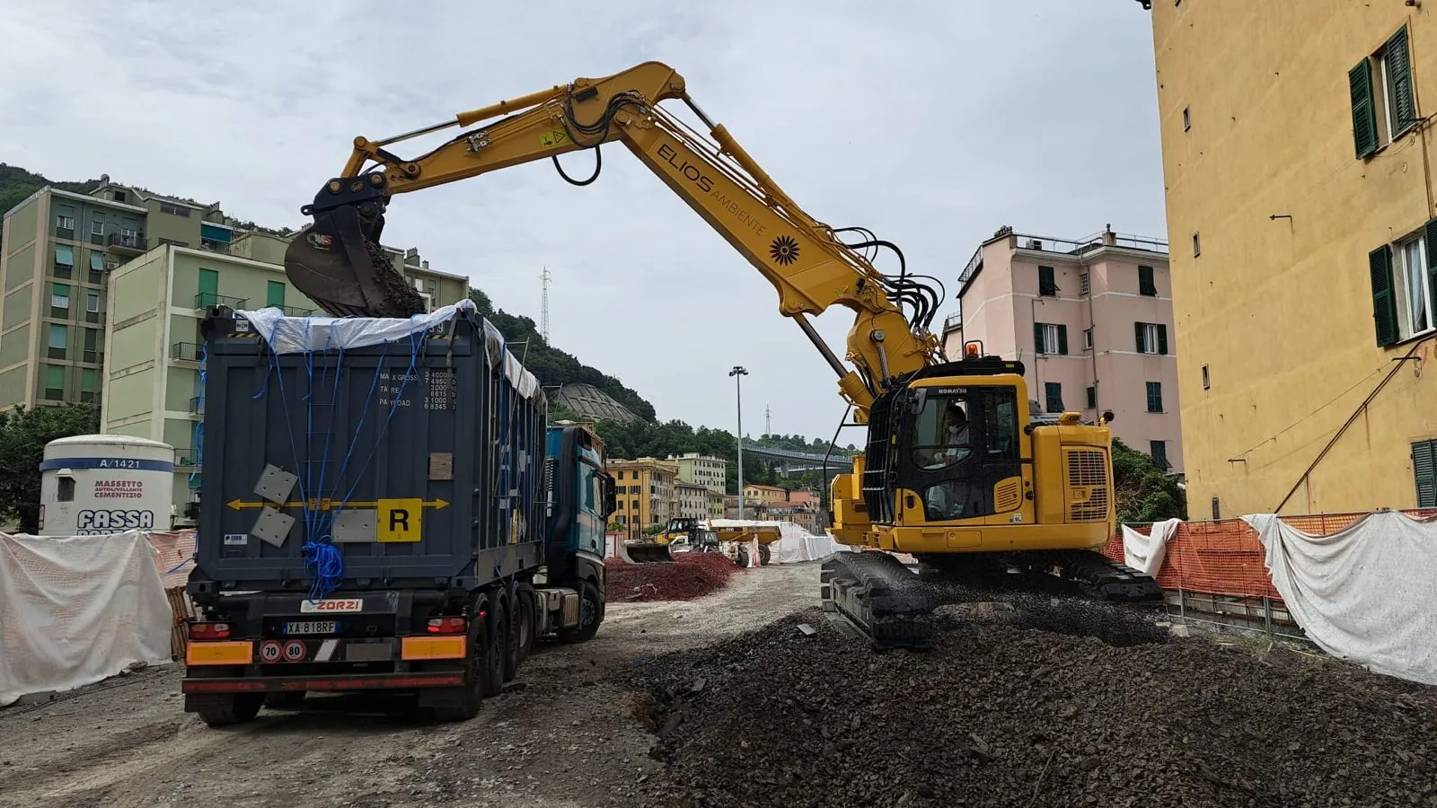 Bonifica del ballast amiantifero e demolizioni per il Terzo Valico, Nodo di Genova, documentazione di cantiere 9