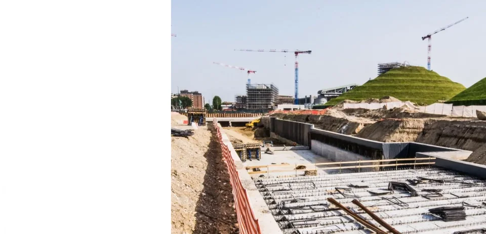Cantiere della divisione Gestione ambientale grandi opere